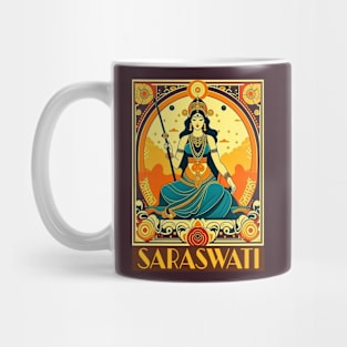 Art Deco Saraswati Mug